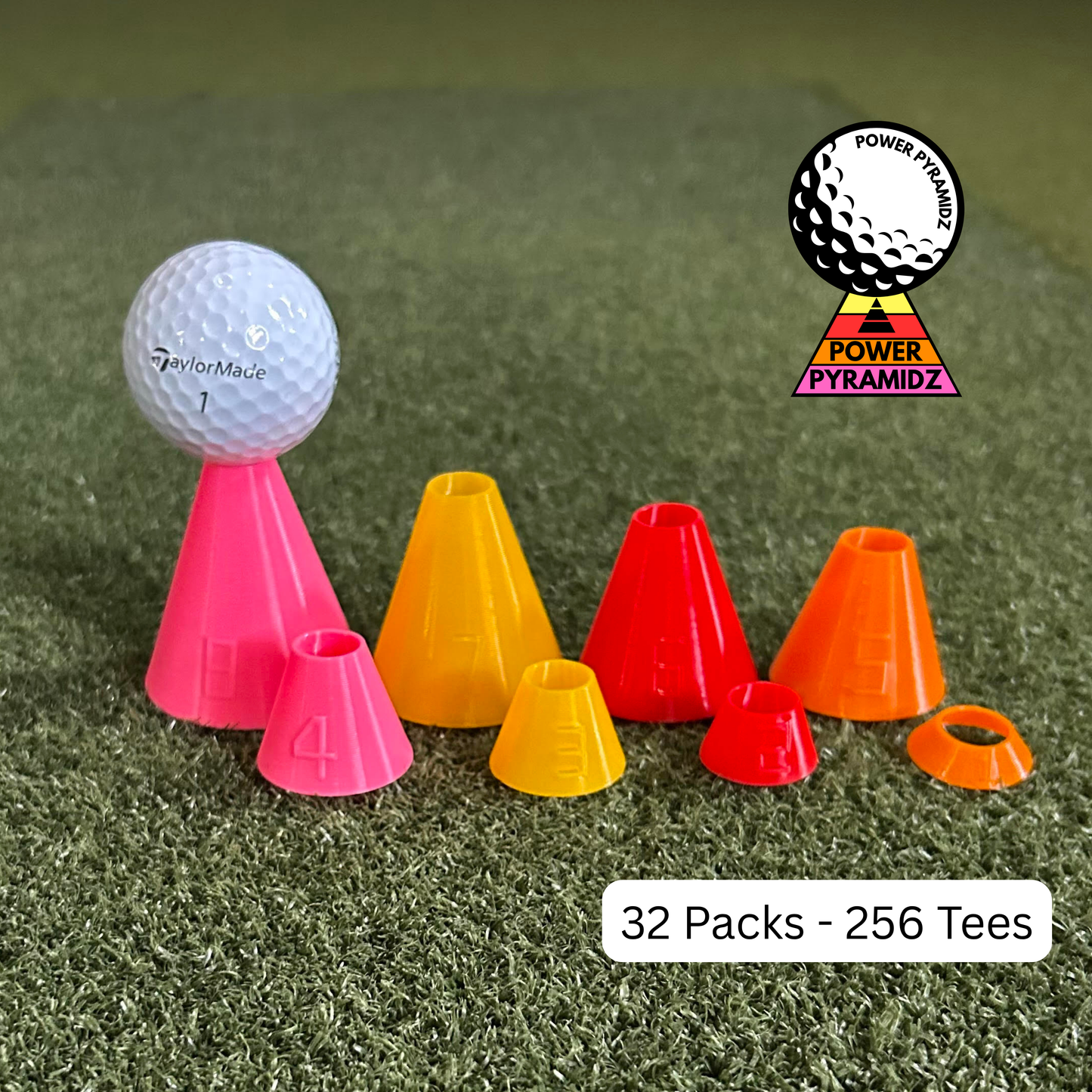 Power Pyramidz Golf Tees - Hole In One Pack