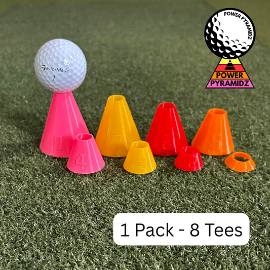 Power Pyramidz Golf Tees - Hole In One Pack